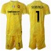 Inter Milan Yann Sommer #1 Keeper Bortedraktsett Barn 2024-25 Kortermet (+ Korte bukser)